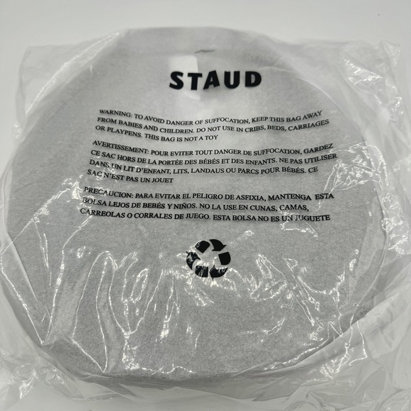 NWT Staud Mini Moon Purse in Polished Black Leather, Crossbody Bag , Brand NEW - Picture 17 of 17